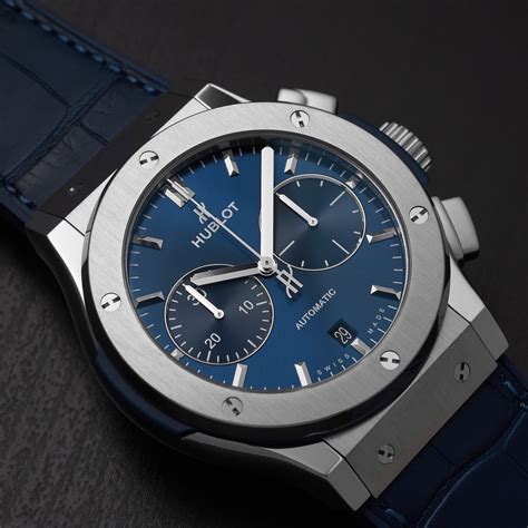 hublot classic fusion blue titanium 45mm|hublot classic fusion original.